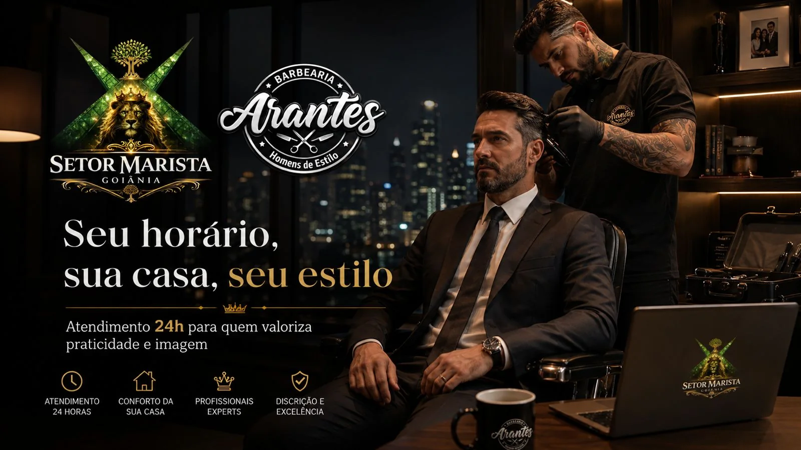 Atendimento executivo em casa