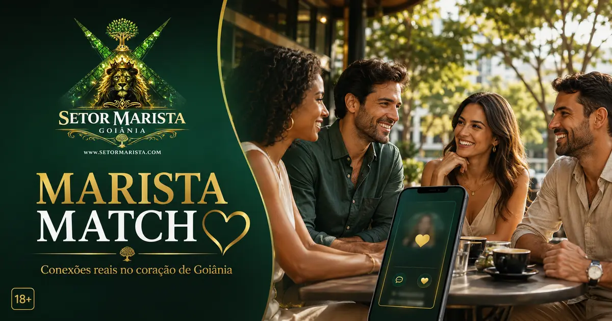 Marista Match para conexões entre adultos em Goiânia